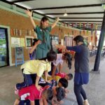 TH – Suzanne Grégoire with CSF dancers in rehearsal